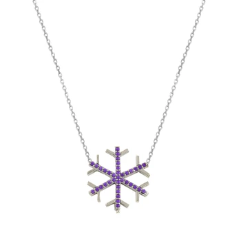 

KUTAYDAN Snowflake Pendant 925 Sterling Silver