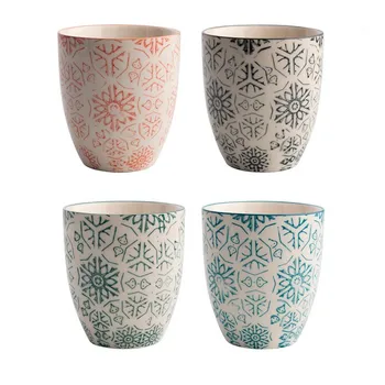 

Set of glasses Quid Vita Porcelain (Ø 8cm) (4 pcs)