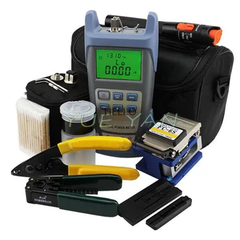 

17 In 1 FTTH Tool Kit FC-6S Fiber Cleaver Optical Power Meter 10Mw VFL Wire