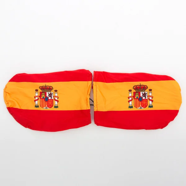Spanish Flag Rear View Mirror Cover(Pack of 2