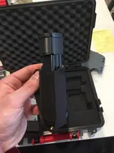 Caza táctico MOLLE bolsa de una sola revista abierto elástico revista titular de la bolsa de herramientas para la mayoría de las armas