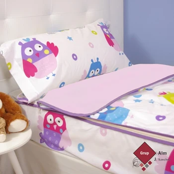 

Nordic COAT 10XDIEZ MOD. Owl Lilac. Textile HOME. CLOTHING Bedding. With ZIP
