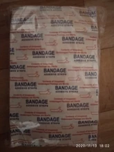 100 Uds Banda-Aids impermeable transpirable cojín adhesivo yeso herida Hemostasis pegatina banda Primeros Auxilios vendaje médico