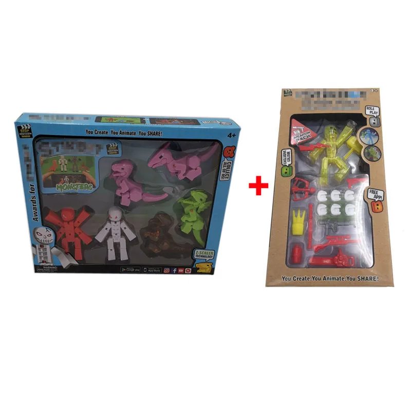 as picture Stikbot Mega Monster Pet Stiklion stikelephon Stikhippo stiktrhino Stiktriceratops Stikstegosarus Stikpachycephalosaurus - Цвет: as picture