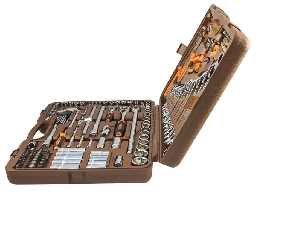Универсальный набор инструмента Ombra OMT143SL, 1/4", 1/2"DR, 143 предмета