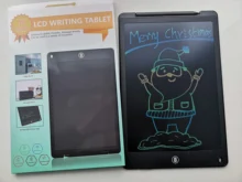 Tableta de escritura LCD ultrafina de 12 pulgadas, tablero electrónico de dibujo Digital colorido, Mini libreta portátil para niños y adultos