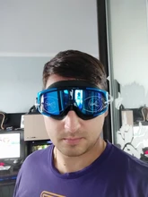 COPOZZ-Gafas de natación de silicona con marco grande para hombre y mujer, cómodas, antivaho, UV, impermeable