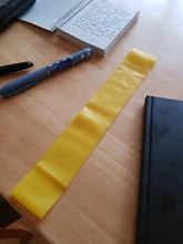 5 colores RESISTENCIA DE LA Yoga de bandas de goma interior al aire libre de equipos de Fitness de 0,35mm-1,1mm de Pilates entrenamiento deportivo elástico de entrenamiento bandas