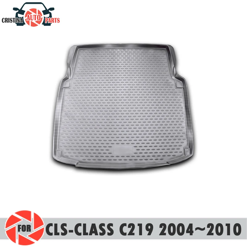 Коврик багажника для Mercedes-Benz CLS-Class C219 coupe 2004-2010 Нескользящие полиуретановые