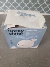 Ballena eléctrica de inducción para niños pequeños, juguetes de baño con aspersor de música, luces coloridas, juguetes de agua