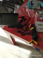 5 o 4,3 pulgadas Monitor de coche TFT LCD o 5 AHD Digital de Pantalla 16:9 2 de entrada de vídeo o con cámara de visión trasera inversa para el estacionamiento