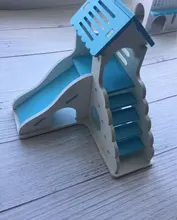 Bed Toy-House Cage-Toys Hamster Wooden Chinchillas Small Guinea-Pig Nest Pets Golden