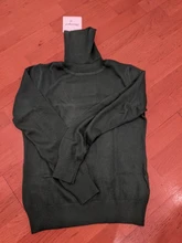 Suéter de cachemira de cuello alto para mujer, suéter de talla grande, cuello alto de punto, invierno, cálido