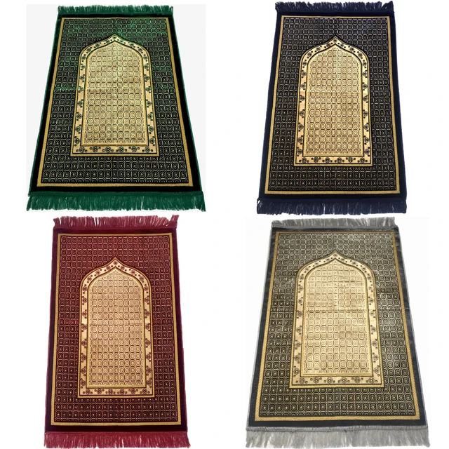 Tapis de prière de poche islamique, contre les virus, Sejadah, 70x110cm -  AliExpress