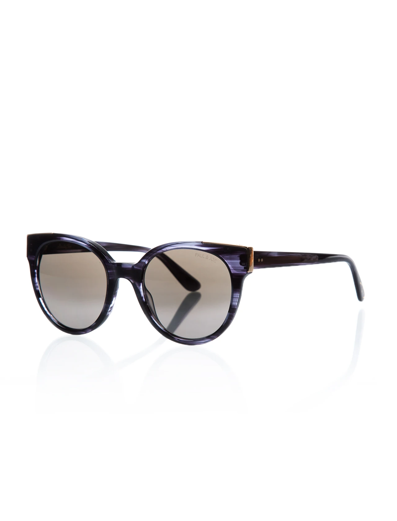 

Women's sunglasses pj lucky 21 e285 bone navy blue organic round aval 53-20-140 paul / joe