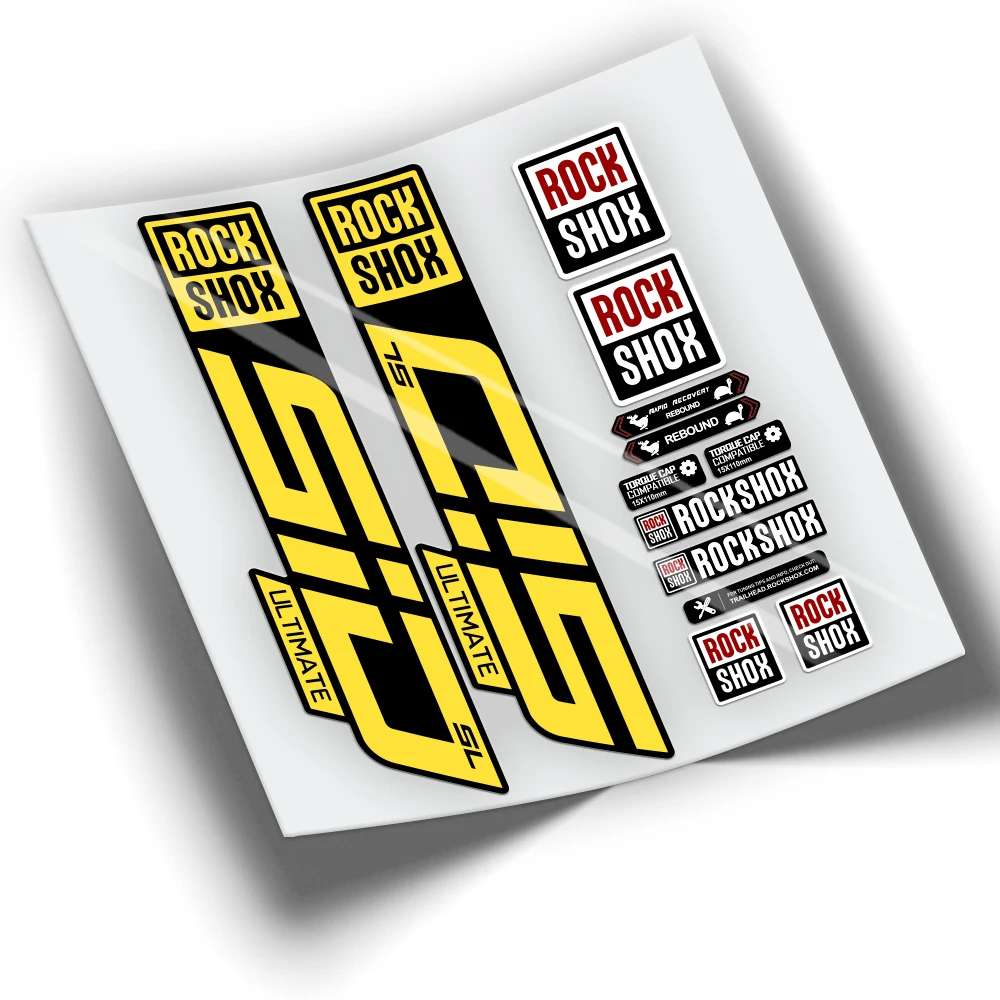 Adesivi Rockshox Sid Ultimate Sl Wp336 Adesivi Per Biciclette In Vinile Adesivi Per Mountain Bike Accessori Per Bici