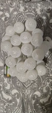 Lights-String Garland Cotton-Ball Led Wedding Party Christmas Outdoordiy Holiday 5M Crib
