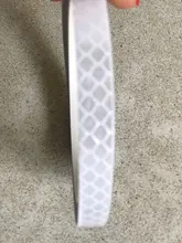 5/8m de coche de la motocicleta Luminoso reflectante cinta pegatina reflectante rollo brillante de seguridad Auto del coche de la bicicleta de Ciclismo de Reflector cinta