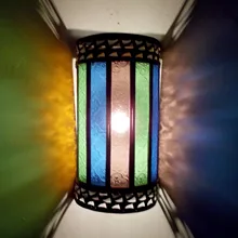 Стена из алюминия и стекла Марокканская этническая мебель 2401191018