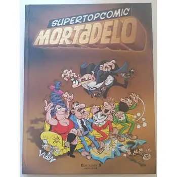 

SUPERTOPCOMIC MORTADELO No. 1 year 2004, editions B, 1edition, author F. IBAZ, COMIC HUMOR hard cover