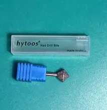 HYTOOS-brocas de diamante para uñas, 25 tipos, cortadores para manicura, rotativa de 3/32 pulgadas