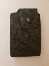 Cartera de cuero Unisex para negocios, tarjetero de identificación, carcasa para tarjetas, organizador de bolsillo, dinero, teléfono, monedas, moda de Año Nuevo, 2021