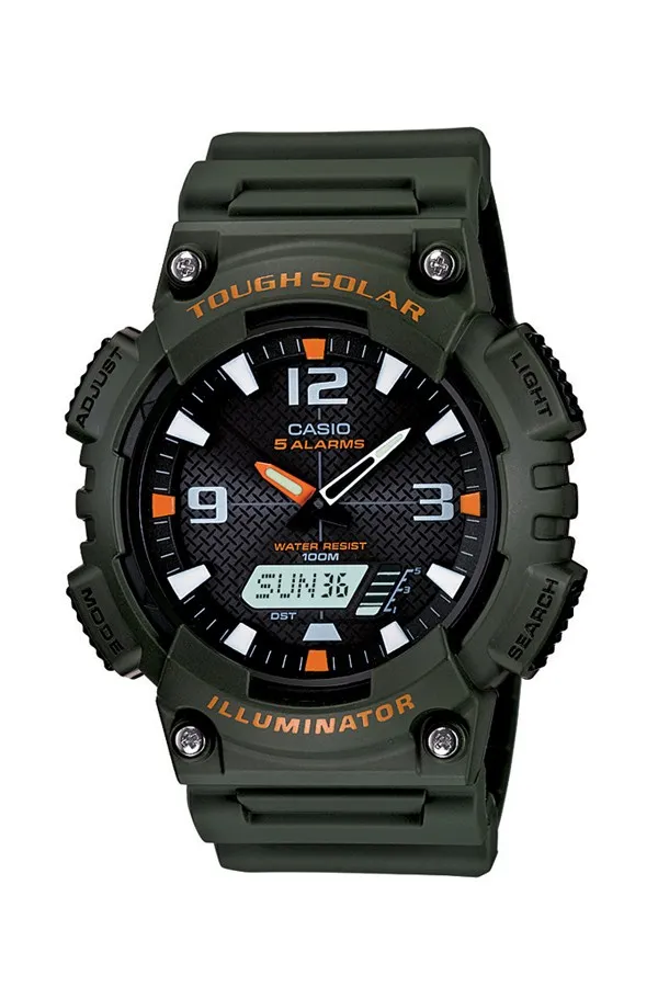 Casio Мужские спортивные часы с солнечной батареей топ роскошный набор Led World time