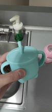 Fuente de alimentación de bebé, tazas para bebé, tazas para bebé, de silicona, a prueba de fugas