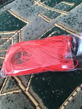 Cordón elástico para hacer pulseras, tira de 25 metros, 1MM, 12 colores, DIY