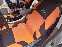 Car-Seat-Covers-Set AUTOYOUTH Tire-Track-Detail Universal Brand Fit with Styling Embroidery