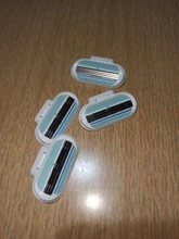 Mujer de moda hoja de afeitar mujer sacapuntas 3 capa calidad cuchillas de afeitar la cabeza adecuado para Gillette Venus cabello