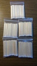 Stick-Swabs Buds Cosmetics Makeup Tattoo Wooden Cotton Ears Cleaning 500pcs for The Eyebrow