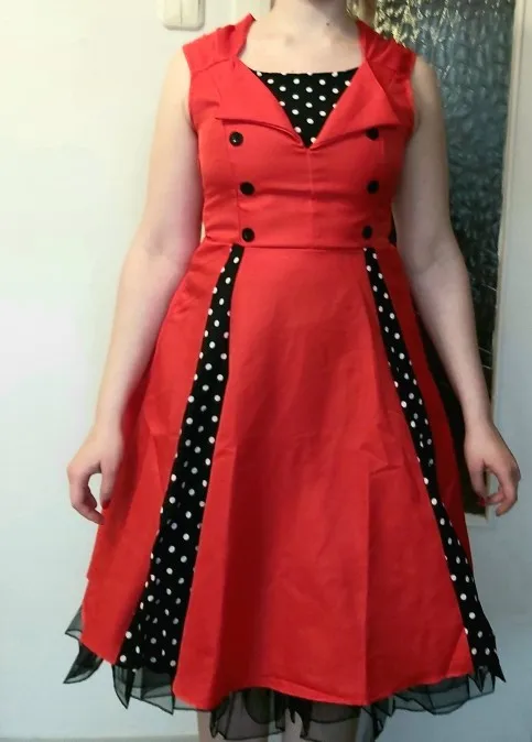 S 4xl Women Robe Retro Vintage Dress 50s 60s Rockabilly Dot Swing Pin Up Summer Party Dresses Elegant Tunic Vestidos Casual Aliexpress 