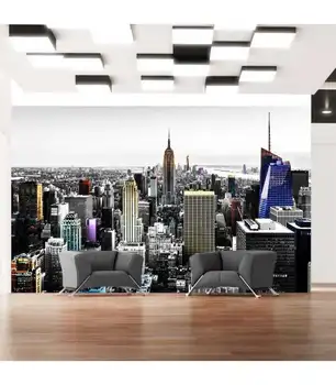 

Photomural-iridescent skyscrapers