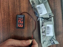 Voltímetro Digital LED de 2 y 3 cables, Detector de voltaje para coche y motocicleta, DC 12V, Monitor de capacidad, color rojo, verde y azul, 0,56 pulgadas