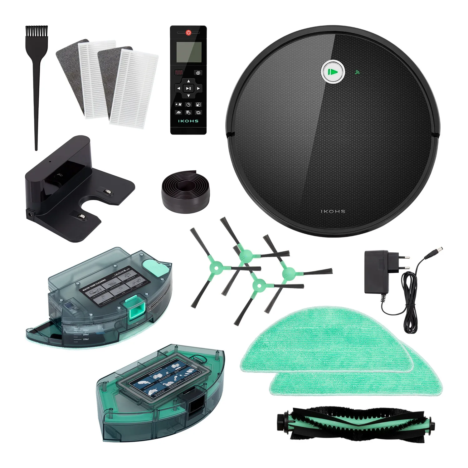 Robot vacuum cleaner Netbot S15 IKOHS Multifunction Scrubber sweeps vacuum cleaner Intelligent Wireless 1500 pA compatible ALEXA