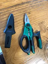 LAOA-Tijeras de electricista de 7 pulgadas, cortador de alambre, herramientas de prensado de Terminal de corte, 1,5-4mm cuadrados