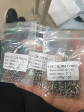 NINDEJIN 100 Uds PWA con cabeza redonda con arandela de estrella de tornillo de rosca M1.7 M2 M2.3 M2.6 M3 M4 de acero al carbono tornillo Phillips