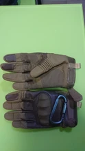 Guantes tácticos con pantalla táctil para hombre, de combate militar, Airsoft, al aire libre, escalada, tiro, Paintball, protección dura, dedo completo