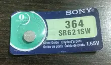 2 uds nuevo para Sony 100% Original 1,55 V 364 SR621SW V364 SR60 SR621 AG1 pilas botón para reloj pila de moneda baterías hecho en Japón