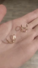 Yobest 5 unids/set 2019, pendientes a la moda con forma de hoja dorada, pendientes con Clip para oreja, pendientes para mujeres trepadoras sin Piercing, pendientes falsos de cartílago