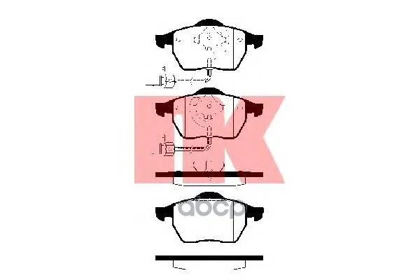 Brake pads Audi A4/A6/Volkswagen Passat 97 Front Nk 224742 Nk. 224742