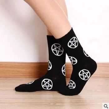 

Wiccan Pentagram Womens Fashion stocking Socks
