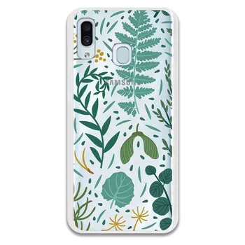 

Stand case costume drawing Leaves WP022 for Samsung Galaxy A30