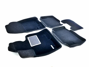 

Textile 3D mats euromat3d luxe in the interior for Mazda CX-9 (2017-) with a metal subspot