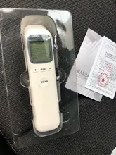 Termómetro Digital infrarrojo sin contacto para la frente para adultos/niños/bebés, termómetro de mano para la frente con pantalla LCD