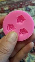 Fondant Silicone Mold Wedding-Cake-Decorating-Tools Chocolate Rose-Flowers 3d-Baking