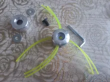 Cabezal de corte Universal de aluminio para cortacésped, cortacésped, sierra de hilo