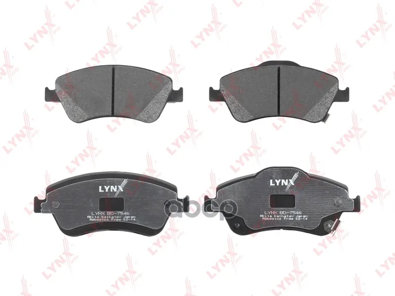 Тормозные Колодки Дисковые Lynxauto Bd7546 LYNXauto арт. BD7546