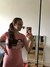 MANWEI-extensiones de cabello sintético para mujer, Clip largo y recto de una pieza, 5 Clips, pelo rubio falso, marrón y negro